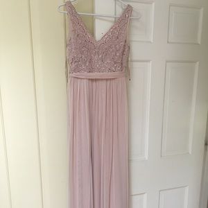 Adrianna Papell Orlene Dress-blush